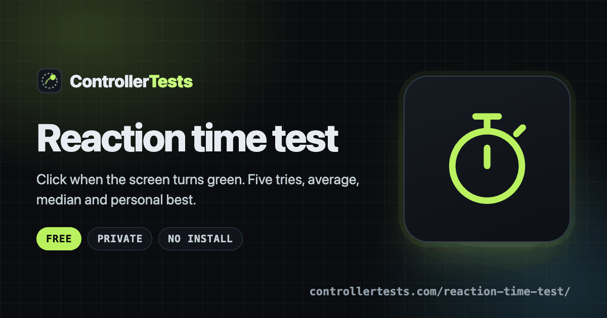 Reaction Time Test — Measure Your Reflexes Online